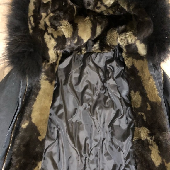 Parka with Flur Inner lining Coat Winter Parkas - Picture 2 of 6